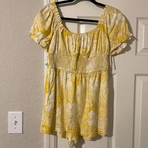 Yellow Boutique Blouse